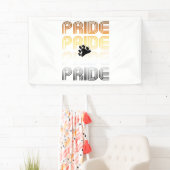 Beer Pride Poot Retro Patroon Ontwerp Letters Spandoek (Insitu)