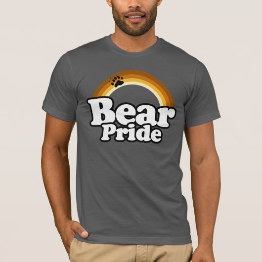 Beer Pride Regenboog Boog T-shirt (Voorkant)