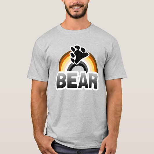 Beer Pride Regenboog T-Shirt (Voorkant)