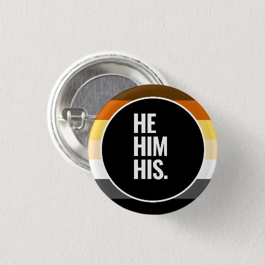 Beer Pride Ronde Button 3,2 Cm (Voorkant /achterkant)