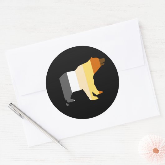 BEER PRIDE - RONDE STICKER (Envelop)