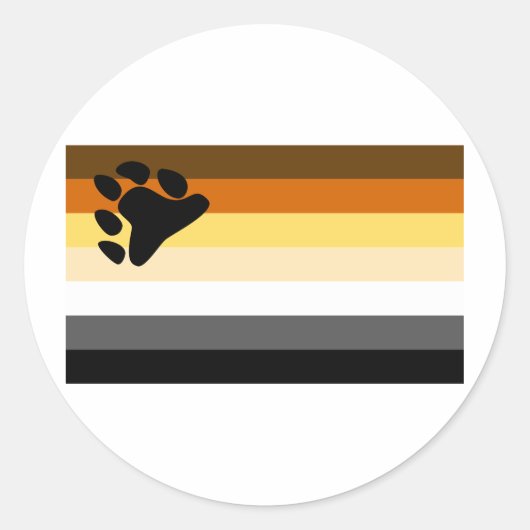 Beer Pride Ronde Sticker (Voorkant)