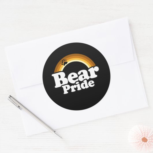 Beer Pride Ronde Sticker (Envelop)