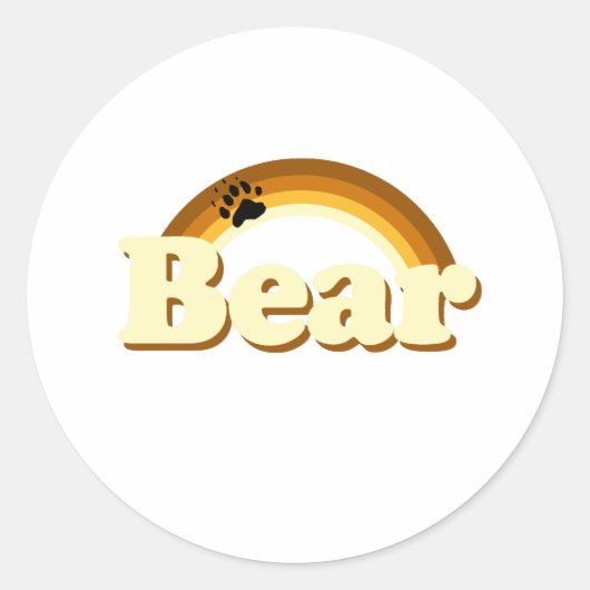 Beer Pride Ronde Sticker (Voorkant)