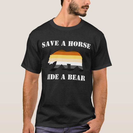 Beer Pride Save a Horse Ride A Beer - Shirt (Voorkant)