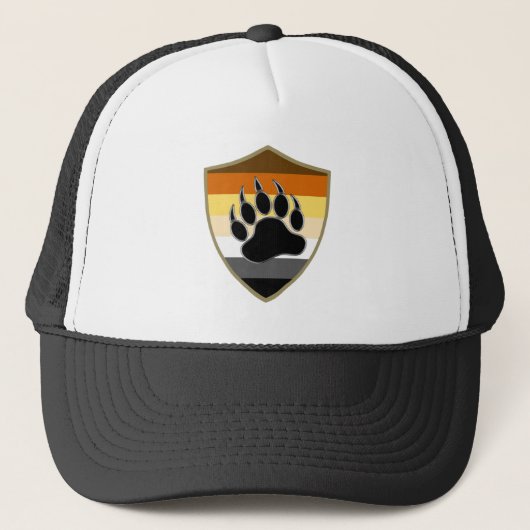 Beer Pride Schild Beer Klauw -Hoed Trucker Pet (Voorkant)