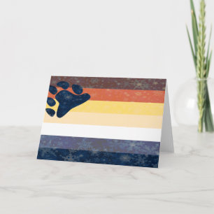 Beer Pride Snowflake-kaart Feestdagen Kaart