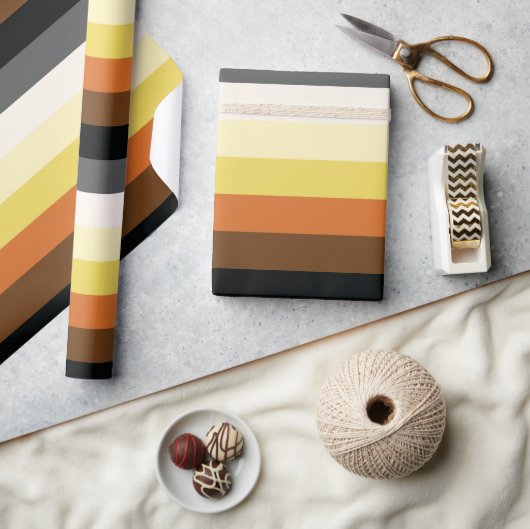 Beer Pride Strepen Cadeaupapier (Crafts)