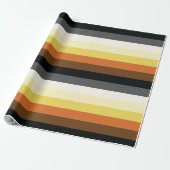 Beer Pride Strepen Cadeaupapier (Uitgerold)