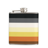 Beer Pride Strepen Heupfles (Voorkant)