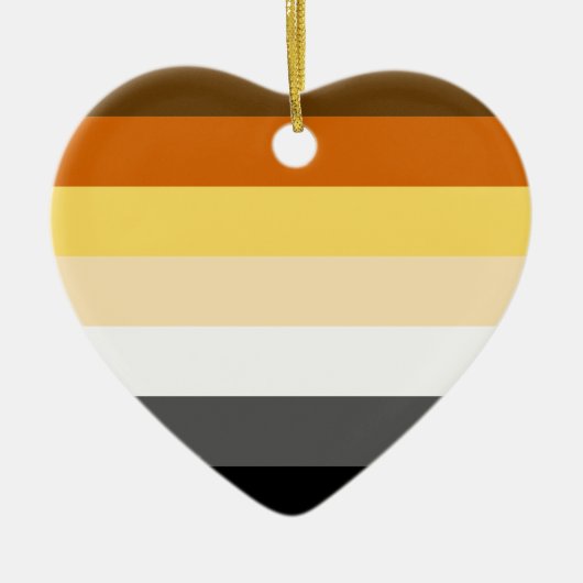 BEER PRIDE STREPEN KERAMISCH ORNAMENT (Voorkant)
