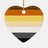 BEER PRIDE STREPEN ONTWERP KERAMISCH ORNAMENT (Achterkant)