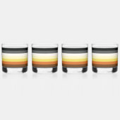 Beer Pride Strepen Whisky Glas (Achterkant)