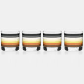 Beer Pride Strepen Whisky Glas (Voorkant)