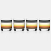 Beer Pride Strepen Whisky Glas (Links)