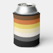 Beer Pride Stripes Blikjeskoeler (Blikje Achterkant)