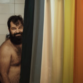 Beer Pride Stripes Douchegordijn