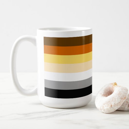 Beer Pride Stripes Koffiemok (Met donut)