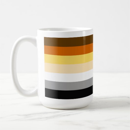 Beer Pride Stripes Koffiemok (Links)