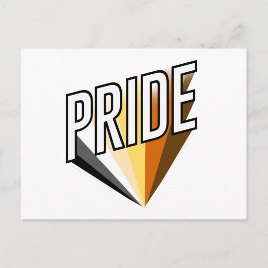 Beer Pride Uitbarsting Briefkaart (Voorkant)