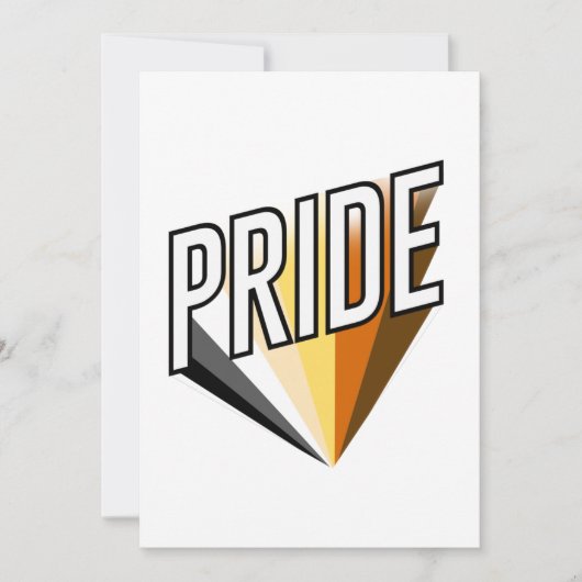 Beer Pride Uitbarsting Feestdagenkaart (Voorkant)