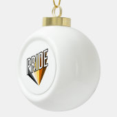 Beer Pride Uitbarsting Keramische Bal Ornament (Rechts)