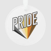 Beer Pride Uitbarsting Ornament (achterkant)