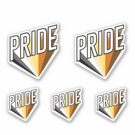 Beer Pride Uitbarsting Sticker (Voorkant)
