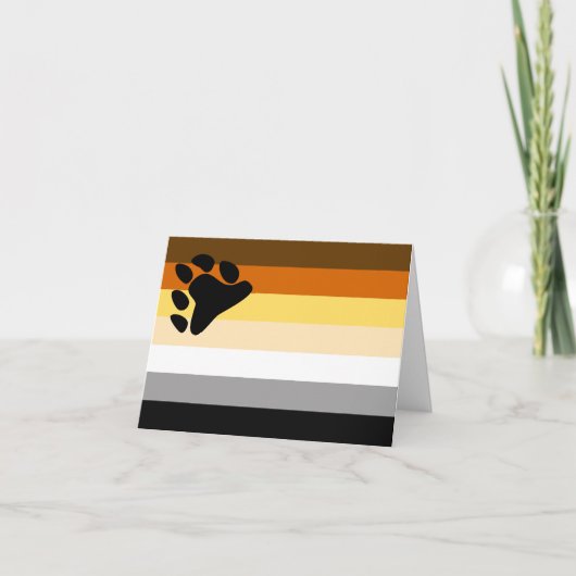Beer Pride Vlag Bedankkaart (Voorkant)