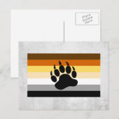 Beer Pride Vlag Briefkaart (Voorkant / Achterkant)