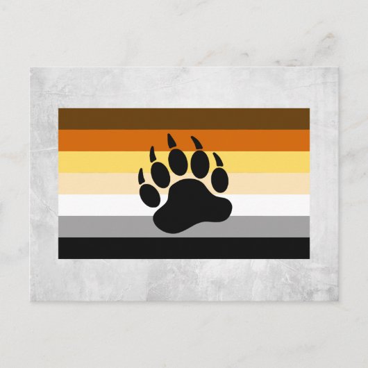 Beer Pride Vlag Briefkaart (Voorkant)