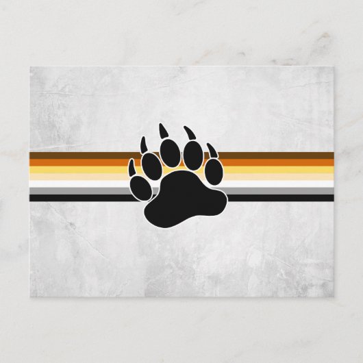 Beer Pride Vlag Briefkaart (Voorkant)