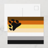 Beer Pride Vlag Briefkaart (Voorkant / Achterkant)