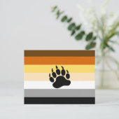 Beer Pride Vlag Briefkaart (Staand voorkant)