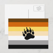 Beer Pride Vlag Briefkaart (Voorkant / Achterkant)