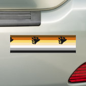 Beer Pride Vlag Bumpersticker (Op auto)