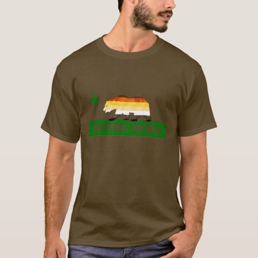 Beer Pride Vlag California Beer T-shirt (Voorkant)