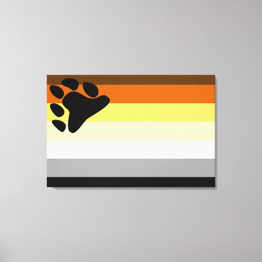 Beer Pride Vlag Canvas Afdruk (Voorkant)