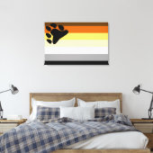 Beer Pride Vlag Canvas Afdruk (Insitu (Slaapkamer))