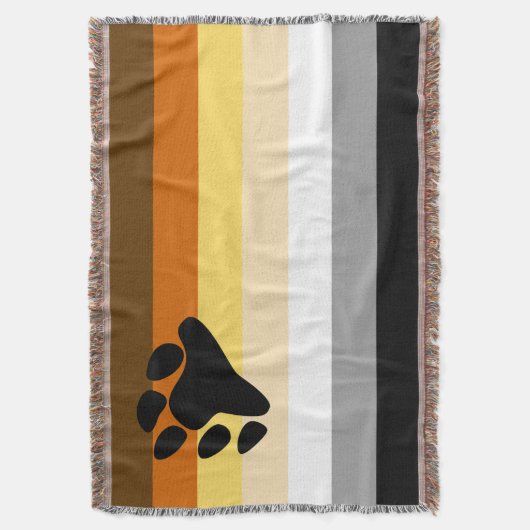 Beer Pride Vlag Deken (Voorkant Verticaal)