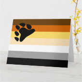 Beer Pride Vlag Kaart (Gele Bloem)