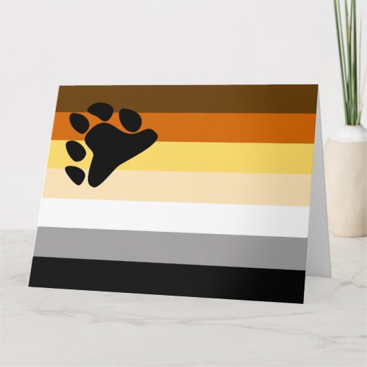 Beer Pride Vlag Kaart (Voorkant)