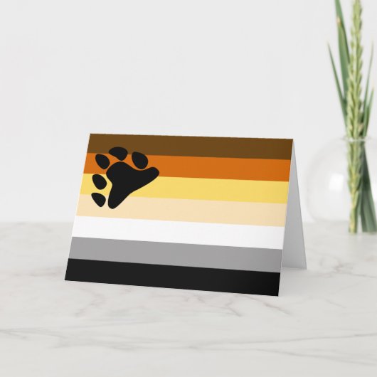 Beer Pride Vlag Kaart (Voorkant)