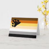 Beer Pride Vlag Kaart (Gele Bloem)