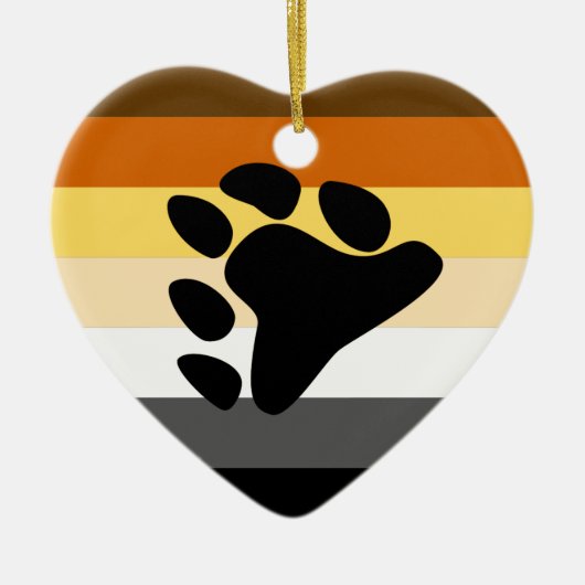 Beer Pride Vlag Keramisch Ornament (Voorkant)