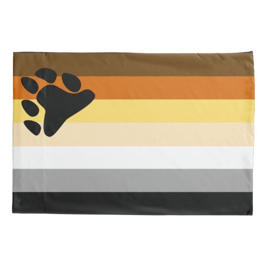 Beer Pride Vlag Kussensloop (Achterkant-Links)