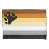Beer Pride Vlag Kussensloop (Voorkant-Links)