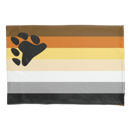 Beer Pride Vlag Kussensloop (Voorkant-Links)