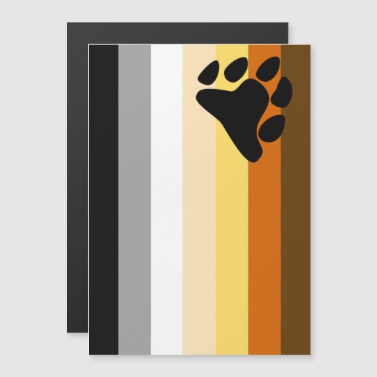 Beer Pride Vlag Magnetische Uitnodiging (Voorkant / Achterkant)