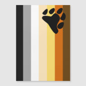 Beer Pride Vlag Magnetische Uitnodiging (Voorkant)